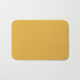 Lines / Yellow Bath Mat