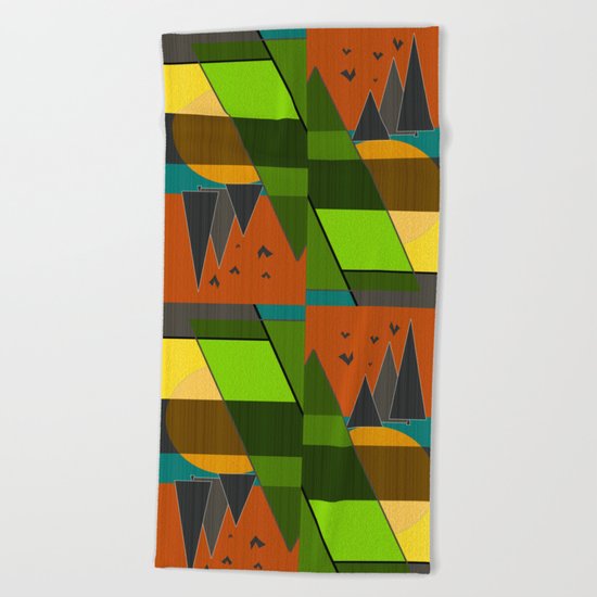Abstraction. Beach Towel