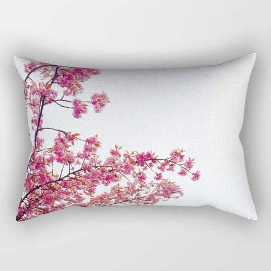 watercolor bloom Rectangular Pillow