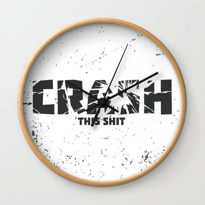 CRASH Wall Clock