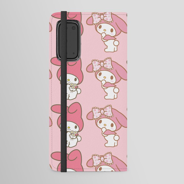 My Melody Pattern Android Wallet Case
