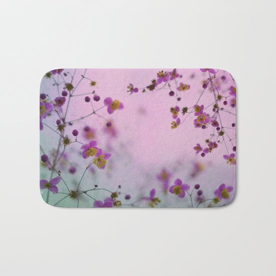 Vintage Little Flowers Bath Mat