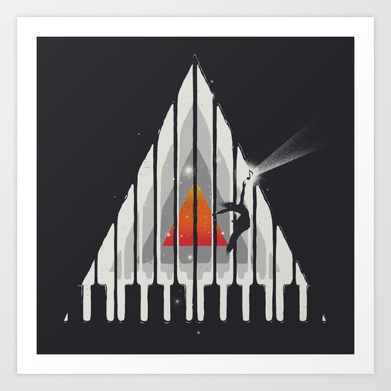 Cosmic Piano Art Print