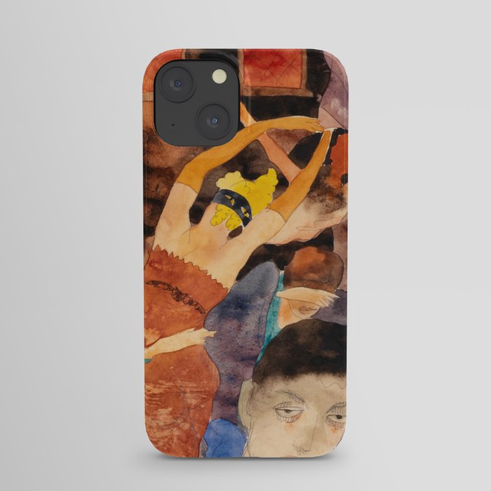 The Masque of the Red Death, 1918 by Charles Demuth iPhone Case