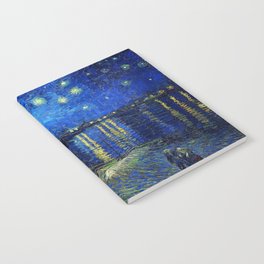 Starry Night Over the Rhone by Vincent van Gogh Notebook