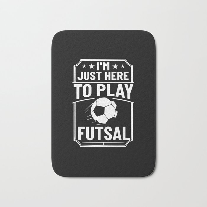 Futsal Soccer Ball Court Goal Training Player Bath Mat
