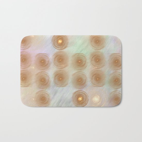 Abstract data crunching Bath Mat