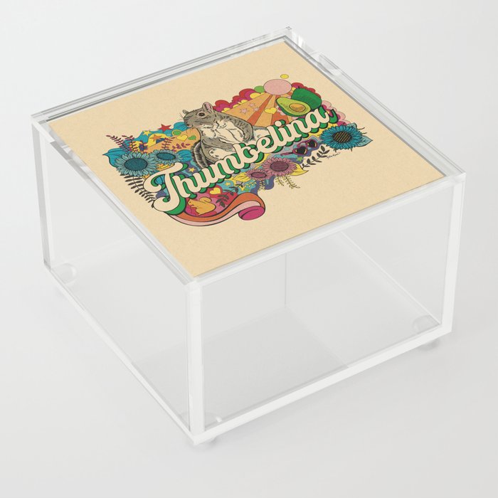 Little Thumbelina Girl: "Groovy Thumb" Acrylic Box