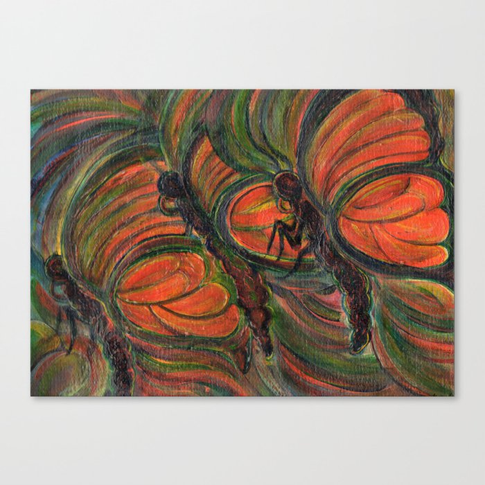 Flying Butterfly Canvas Print