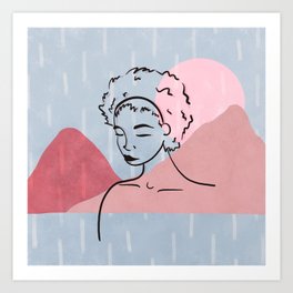 quiet and strong Art Print