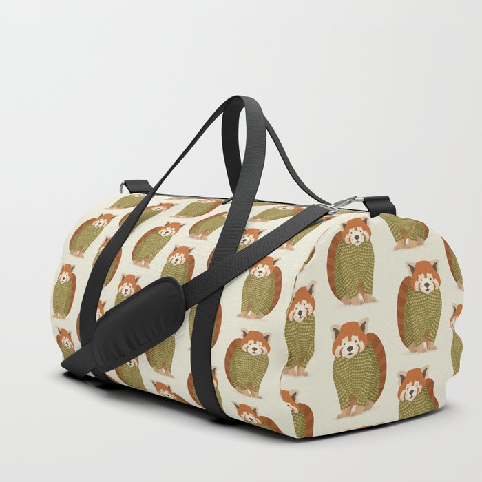 Whimsical Red Panda Duffle Bag