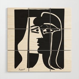 Picasso - Kiss 1979 Artwork Reproduction Wood Wall Art