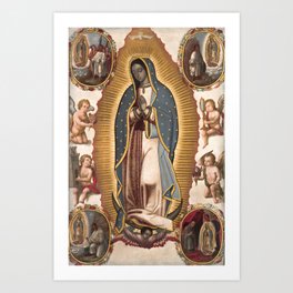 Virgin of Guadalupe, 1700 Art Print