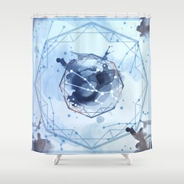 Constellation Set - April Taurus Shower Curtain