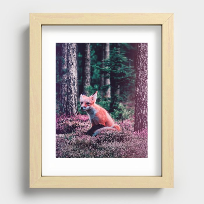 Foxy lady Recessed Framed Print