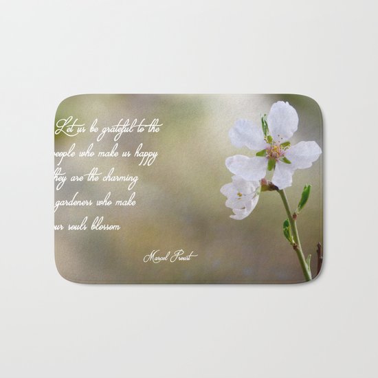 Let us be grateful Bath Mat