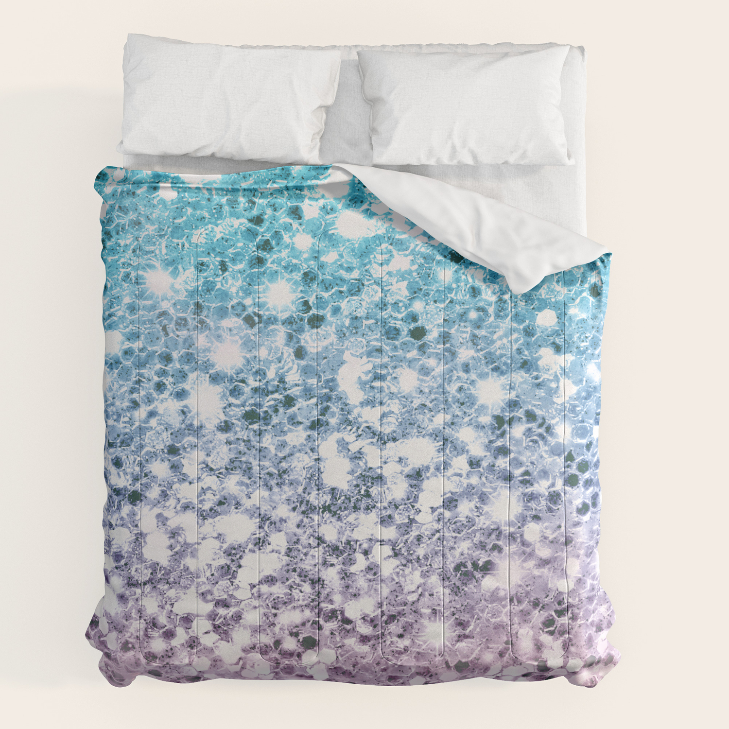 rose gold unicorn bedding