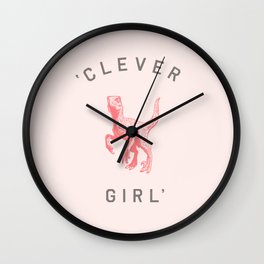 Clever Girl Wall Clock