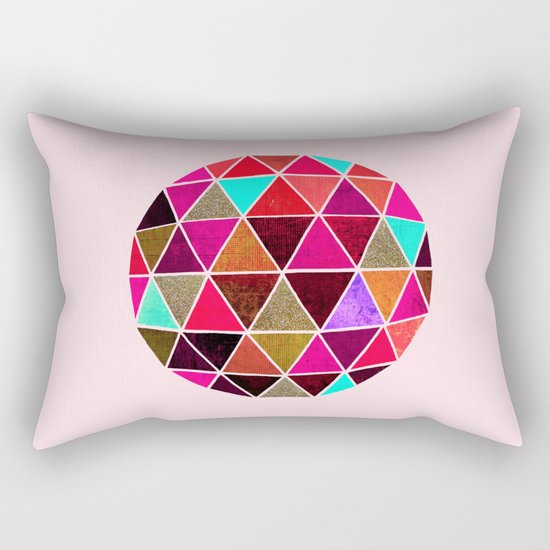 Geodesic 4 Rectangular Pillow