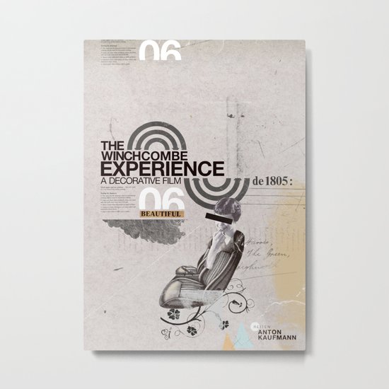 Additional poster design- The Wichcombe Experience Metal Print
