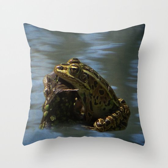 Natures Tanning Bed Throw Pillow