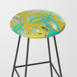 Abstract expressionist Art. Abstract Painting 41. Bar Stool