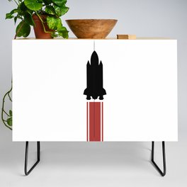 Outer Space Spacecraft Vehicle Credenza