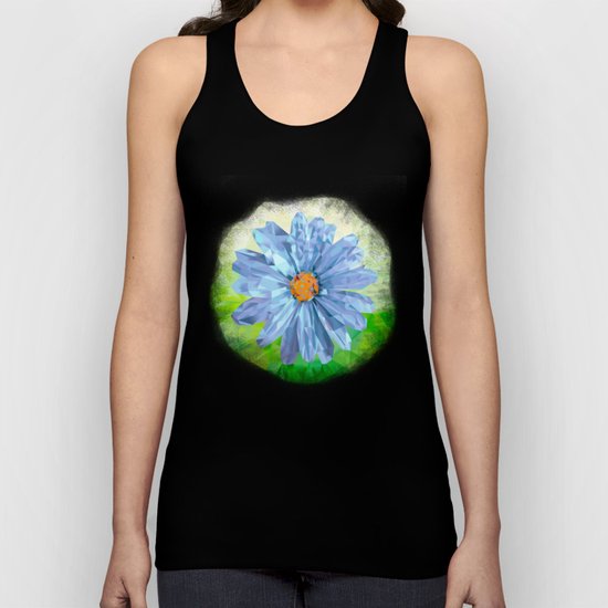 Crystal Flower Unisex Tank Top