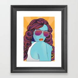 Pop Art Portrait Series 1: v.1 Framed Art Print