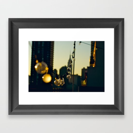 Brief moment of clarity Framed Art Print