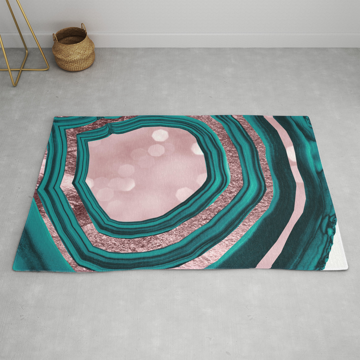 Agate Teal Rose Gold Blush 1 Abstract Shiny Decor Art Society6 Rug By Anitabellajantzart Society6 Buy products such as home dynamix tribeca slade area rug at walmart and save. agate teal rose gold blush 1 abstract shiny decor art society6 rug by anitabellajantzart