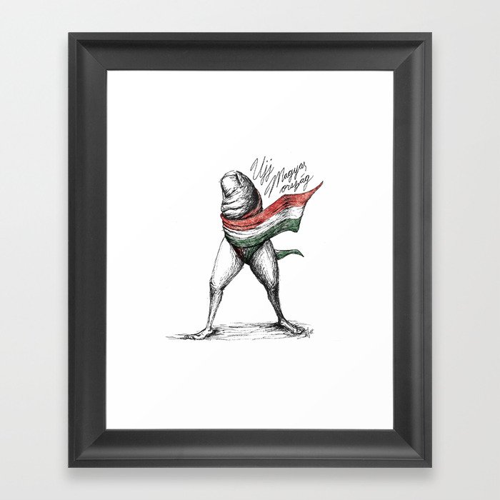 Ujj Magyarország!  Framed Art Print