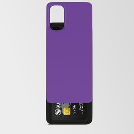 Purple Heart Solid Color Android Card Case