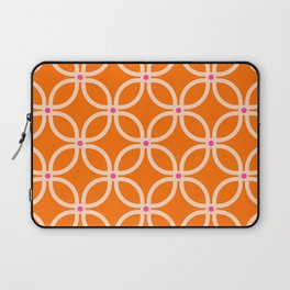 Trellis Orange Laptop Sleeve