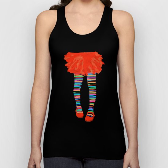 Happy stripes Unisex Tank Top