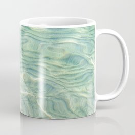 Green Water | Sun Rays in Water Coffee Mug