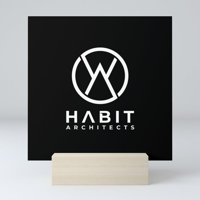 HA White Logo Mini Art Print