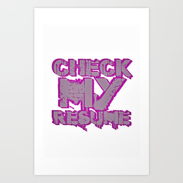 check my resumes
