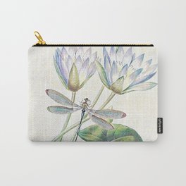 lotus and dragonfly Carry-All Pouch