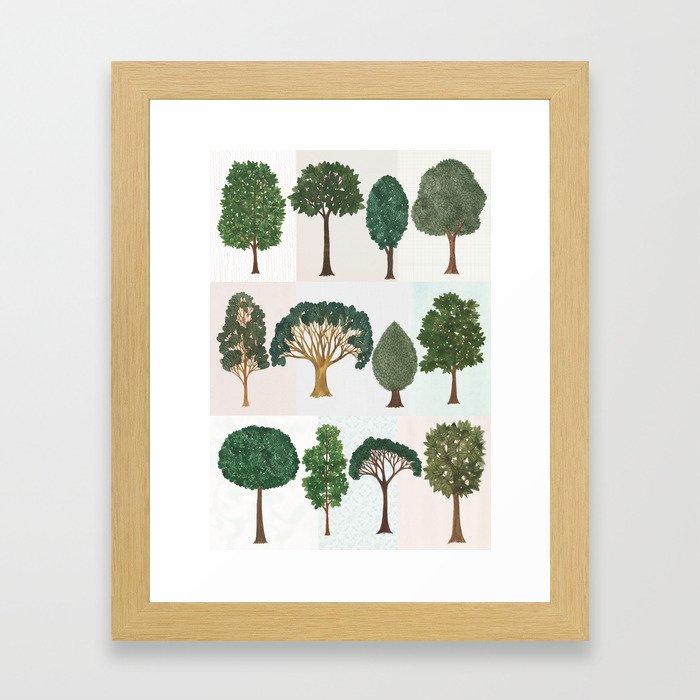 Forestia Framed Art Print