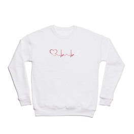 Backpacking Heartbeat And Heart Crewneck Sweatshirt | Wilderness, Carry, Backpack, Hobbies, Pjesacenje, Globetrotter, Camping, Mochilao, Bushcraft, Graphicdesign 