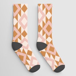Modern Geometric Ethno Pattern Socks