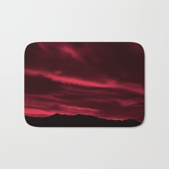 SW Burgundy Sunrise Bath Mat