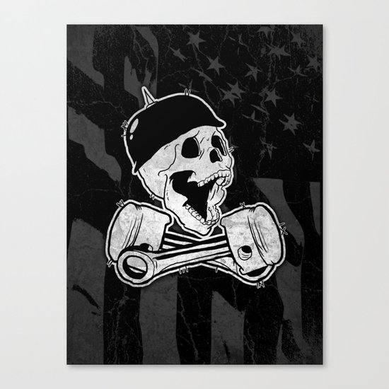 666% Canvas Print