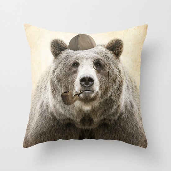 Bear Necessities Throw Pillow