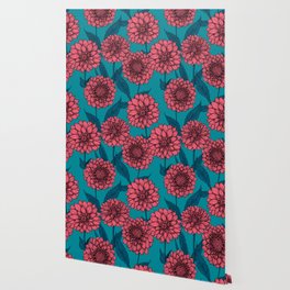 Dahlia Wallpaper For Any Decor Style Society6