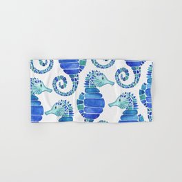 Seahorse - Blue  Hand & Bath Towel