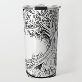 Tree Zentangle Travel Mug