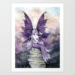 Letting Go Fairy Fantasy Art Kunstdrucke | Illustration, Sci-Fi, Painting 
