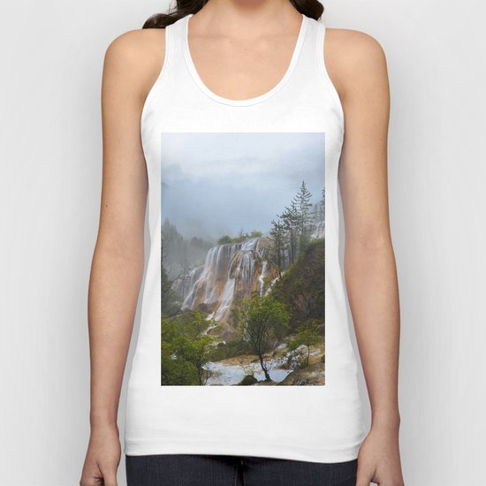 waterfall #society6 Unisex Tank Top